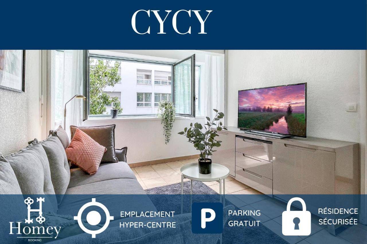 Homey Cycy - New / Free Parking / Hyper-Centre / Proche Geneve Annemasse Buitenkant foto